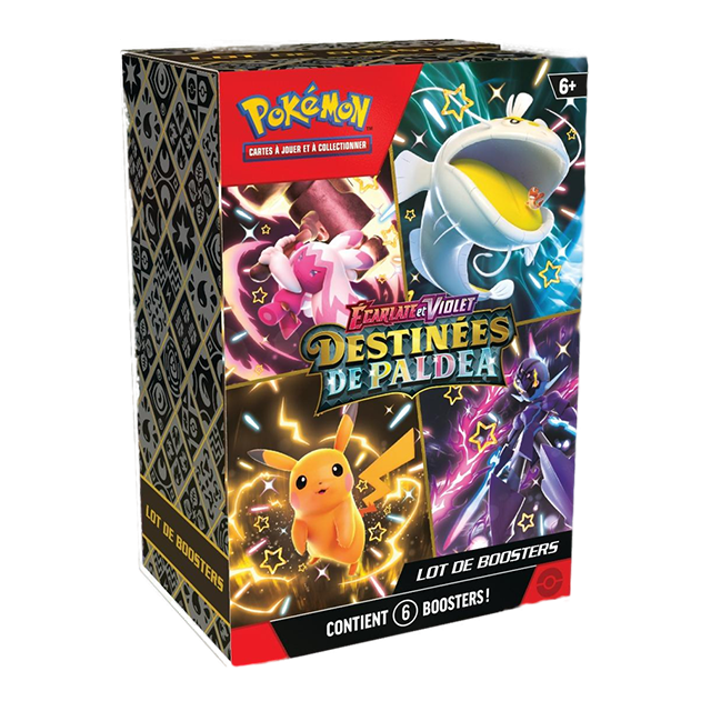 DISPLAY DE 6 BOOSTERS POKEMON EV 4.5 - DESTINÉES DE PALDEA