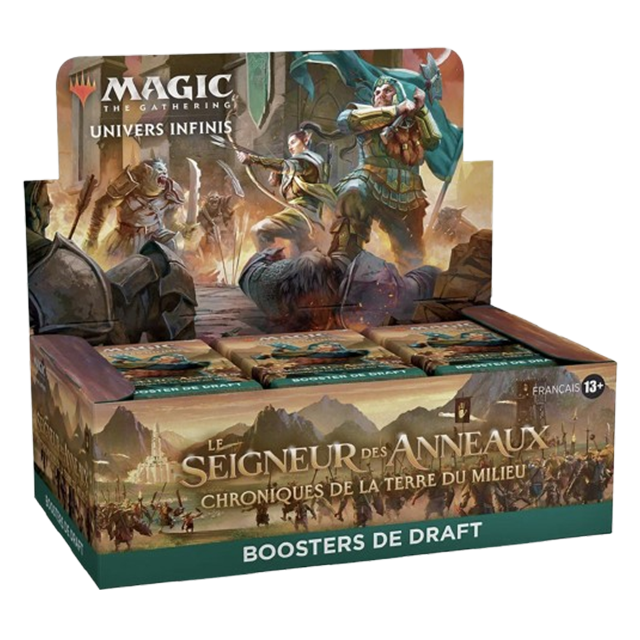 BOITE DE 36 BOOSTERS DE DRAFT - MTG - LE SEIGNEUR DES ANNEAUX : CHRONIQUES DE LA TERRE DU MILIEU™