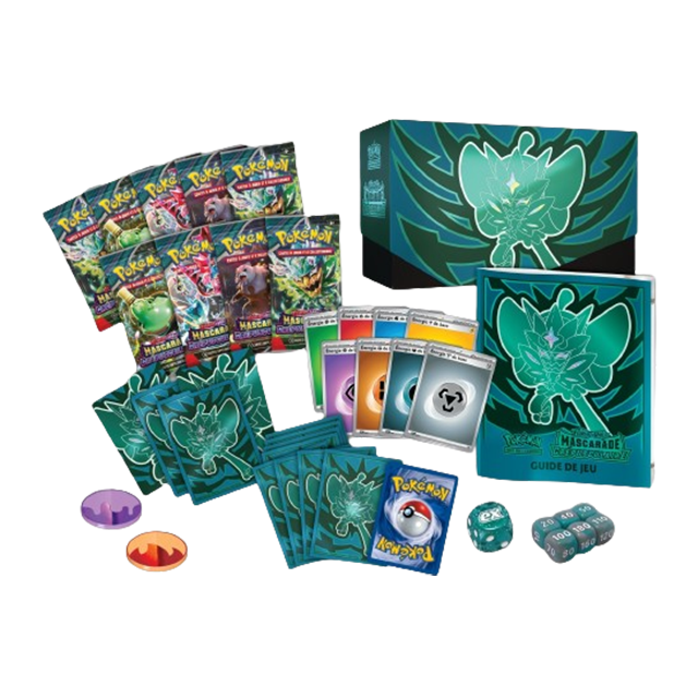 COFFRET DRESSEUR D'ÉLITE POKÉMON - ETB - OGERPON - EV 6 - MASCARADE CRÉPUSCULAIRE
