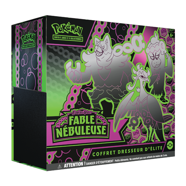 COFFRET DRESSEUR D'ÉLITE POKÉMON - ETB - ADORAMIS - EV 6.5 - FABLE NÉBULEUSE