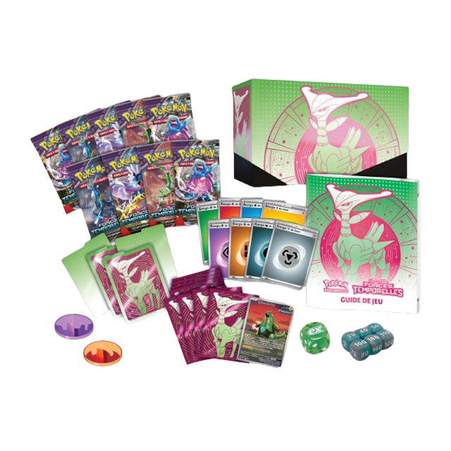COFFRET DRESSEUR D'ÉLITE POKÉMON - ETB - VERT-DE-FER - EV 5 - FORCES TEMPORELLES