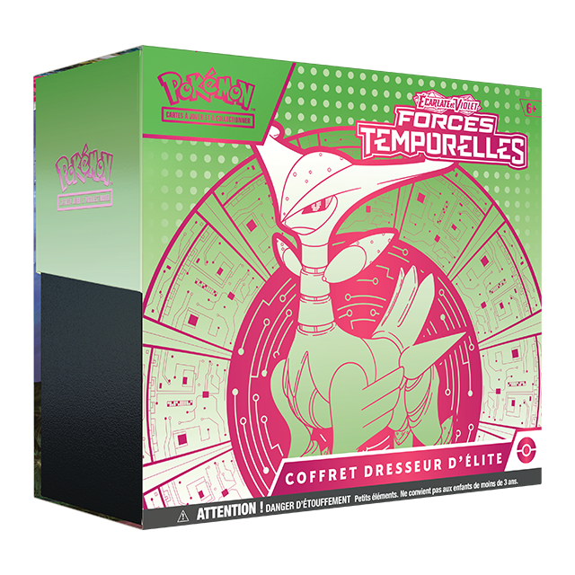 COFFRET DRESSEUR D'ÉLITE POKÉMON - ETB - VERT-DE-FER - EV 5 - FORCES TEMPORELLES