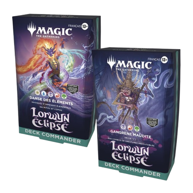LOT DE 2 DECK COMMANDER - MTG - LORWYN ECLIPSED