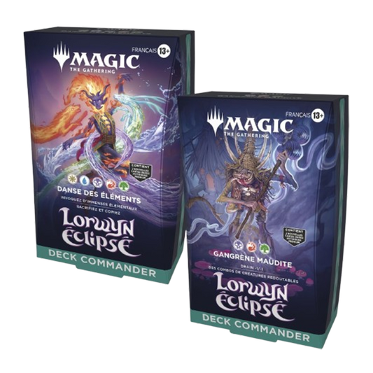 LOT DE 2 DECK COMMANDER - MTG - LORWYN ECLIPSED