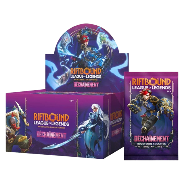 Boîte de 24 Boosters - Déchainement - Riftbound : League of Legends FR