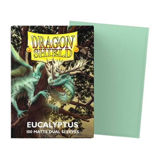 100 POCHETTES DRAGON SHIELD – DUAL MATTE – EUCALYPTUS