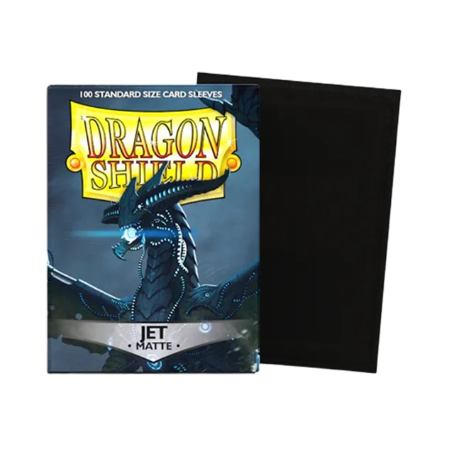 100 Pochettes Dragon Shield – Matte – Jet
