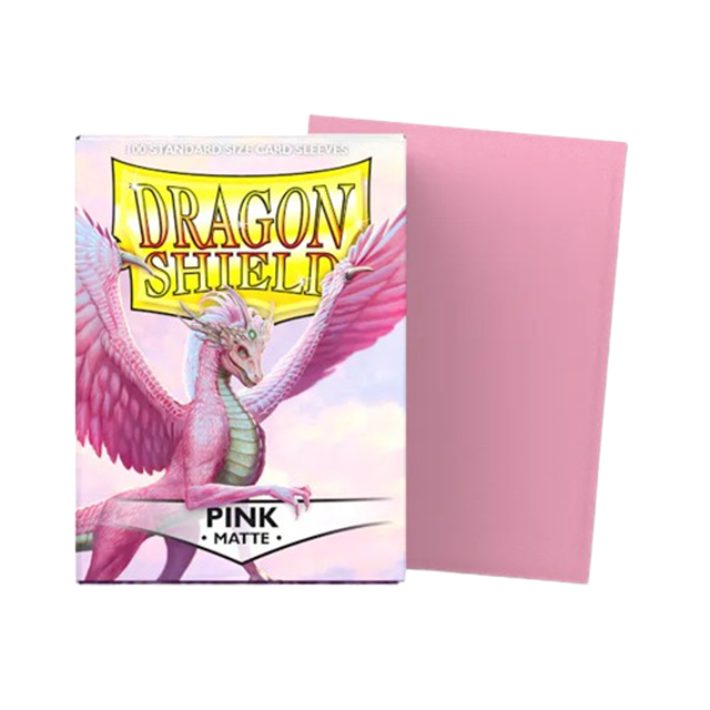 100 Pochettes Dragon Shield – Matte – Rose