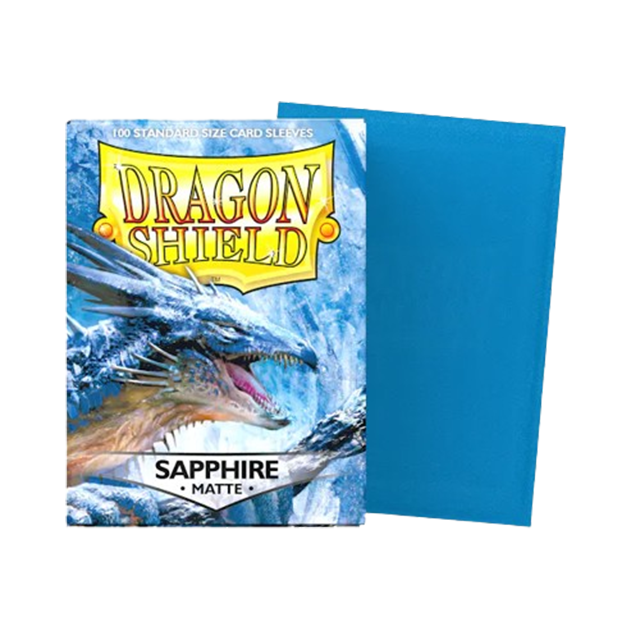 100 Pochettes Dragon Shield – Matte – Saphir
