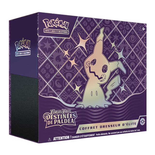 COFFRET DRESSEUR D'ÉLITE POKÉMON - ETB - EV 4.5 - DESTINÉES DE PALDEA
