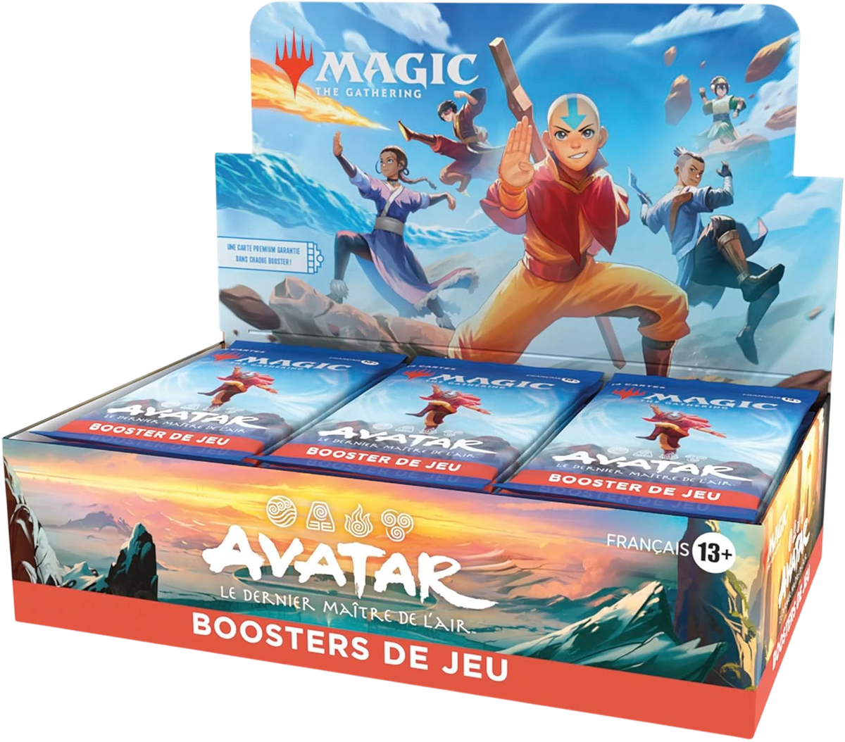 Boîte de 30 Boostes de Jeu - Magic : Avatar - Le dernier Maître de l'Air FR